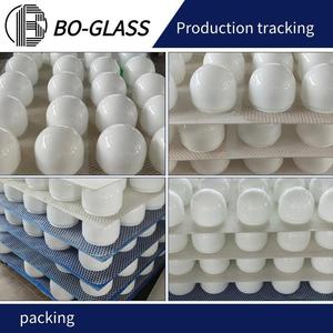 Tùy chỉnh kích cỡ khác nhau Chất lượng cao Milky Opal trắng kính Chụp đèn thích hợp cho nhà khách sạn phụ kiện chiếu sáng - Product Image 6