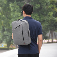 Mochilas de viaje escolar de gran capacidad personalizadas, superventas, bolsas impermeables para ordenador portátil de negocios, cremallera de poliéster, logotipo personalizable