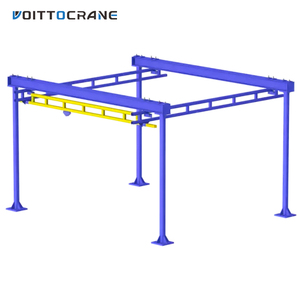 Système de pont roulant léger autoportant à <span class=keywords><strong>monorail</strong></span> à poutre flexible de 1 à 2 tonnes - Product Image 6