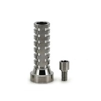 Base en titane pour abutment temporaire composite compatible multi-systèmes pour Nobel Dentium Osstem Straumann Adin