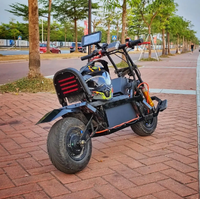 سكوتر كهربائي للبالغين Extreme Wheel K6 بقوة 3500 واط*2، بعجلتين، قابل للشحن، مع بطارية ليثيوم 21700 50S