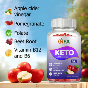 Gomitas Keto ACV OEM ODM con Vitamina y Polvo de Jugo de Granada con Madre Fermentada, Promueven la Salud Intestinal, la Digestión y el Control de Peso - Product Image 3