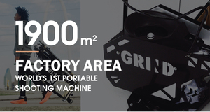 Machine de tir au <span class=keywords><strong>basket</strong></span>-ball professionnelle GRIND N1600 noire, pliable, réglable, portable et durable, pour l'entraînement en intérieur et en extérieur - Product Image 5
