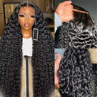 Wig Rambut Asli Vietnam Model HD Lace Frontal 13x4, Rambut Keriting Burma, Wig Rambut Asli Full Lace Front 13x6 untuk Wanita Kulit Hitam (Grosir)