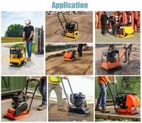 Compacteur à plaque vibrante réversible FPC220, utilisé pour la construction routière