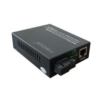 Convertisseur de média simple fibre monomode TiNCAM 10/100M 1 SC 1 RJ45 PoE Switch Simplex pour système de surveillance CCTV Caméra IP