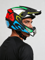 Casque de moto unisexe élégant certifié 3C pour adultes, style intégral, en alliage plastique technique, pour toutes les saisons, sûr et sportif