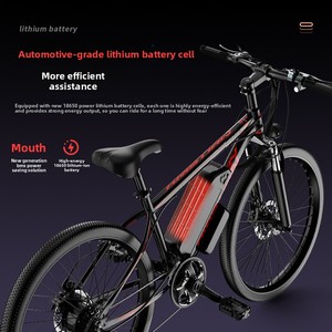 Bicicleta Eléctrica para Adultos ZXC-18 con Motor de 500W de Alto Carbono, Batería de Litio de 48V, 21 Velocidades y Ruedas de 26 Pulgadas, Ideal - Product Image 1