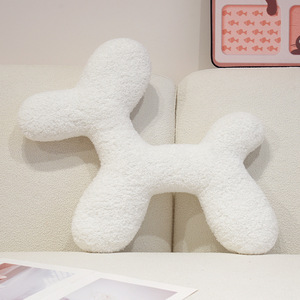 Oreiller de dossier en peluche en forme de chien de <span class=keywords><strong>dessin</strong></span> <span class=keywords><strong>animé</strong></span>, jouet en peluche, poupée chien, coussin de canapé pour la maison, poupée en tissu - Product Image 6
