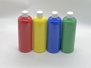 EABOR Base Color Pouring Bear Vernice Acrilica DIY 500ML Confezione in Bottiglia di Plastica Vernice Fluida Acrilica Professionale per Artisti - Product Image 1