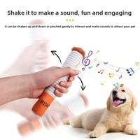 Jouet interactif sonore en peluche pour chien et chat, résistant aux morsures, en forme de cigarette explosive