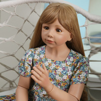 Poupée en silicone de grande taille de 120 cm pour les enfants plus âgés de 5 à 6 ans, filles ; Pièce d'exposition créative et personnalisée pour les magasins de vêtements