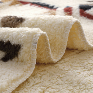 Style hawaïen bohême <span class=keywords><strong>Sherpa</strong></span> corail velours <span class=keywords><strong>Plaid</strong></span> 100% polyester Double couche polaire jeter couverture motif imprimé - Product Image 4
