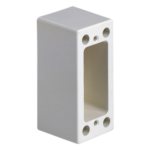 Boîtier mural inférieur 1M D40mm pour conduit, couleur ivoire - Product Image 1