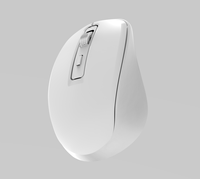 Souris optique sans fil mini OEM pour droitier avec 6 boutons, design ergonomique pour ordinateur portable et de bureau