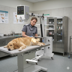 Equipo de Diagnóstico Radiológico Veterinario, Sistema de Rayos X de Alta Frecuencia de 5Kw/8Kw, Máquina de Rayos X Digital Portátil Médica - Product Image 2