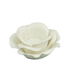 Handmade Cheap Ceramic <strong>Lotus</strong> Flower <strong>Candle</strong> <strong>Holder</strong> Custom Wedding <strong>Candle</strong> <strong>Holder</strong> - Product Image 1