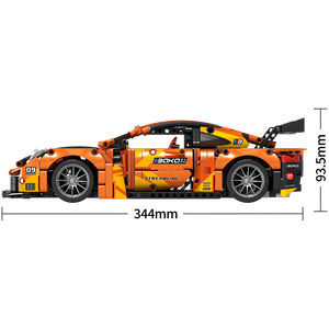 BK6801 SERIE DE <span class=keywords><strong>CIENCIA</strong></span> <span class=keywords><strong>Y</strong></span> <span class=keywords><strong>TECNOLOGÍA</strong></span> coche de carreras 1032 Uds modelo de montaje juguete de bloques de construcción de partículas - Product Image 5
