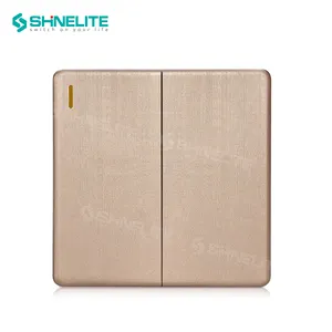 2024 Grid Design Light Wall Switch 2 Gang 1/2 Way Switch