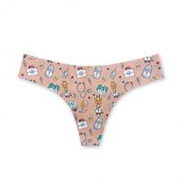 String Shapewear Design bref ensembles femmes Lingerie sous-vêtements femmes le médecin infirmière personnalisé rose traitement médical motif de dessin animé
