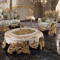 Ensemble de canapés de style turc, luxe, sculptés à la main, canapés en bois antiques, meubles de salon classiques
