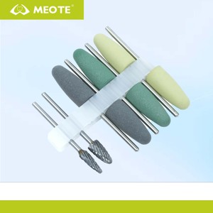 Kit de 8 fresas pulidoras de resina acrílica HP de 2.35mm para pulido dental, herramienta rotatoria para dentista, instrumento de laboratorio dental - Product Image 5