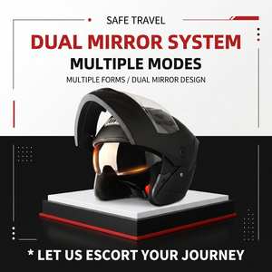 <span class=keywords><strong>Casco</strong></span> de <span class=keywords><strong>Moto</strong></span> Abatible con Doble Visera Antivaho, Protección Solar, Transpirable, <span class=keywords><strong>Modular</strong></span>, para Hombre y <span class=keywords><strong>Mujer</strong></span> - Product Image 4