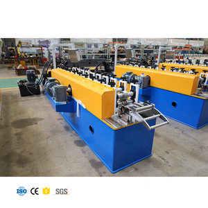 핫 세일 F5 F8 스타일 철 각도 지붕 깜박임 금속 루핑 트림 V 프로필 드립 에지 롤 성형 기계 - Product Image 5