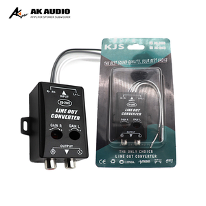 JS-203 Универсальный 12 В автомобильный аудио динамик уровень <span class=keywords><strong>RCA</strong></span> низкий преобразователь высокого качества линейный выходной адаптер - Product Image 2