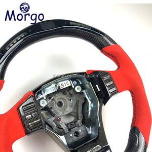 Volante de Fibra de Carbono LED para <span class=keywords><strong>Nissan</strong></span> <span class=keywords><strong>GTR</strong></span> R35 <span class=keywords><strong>R</strong></span> <span class=keywords><strong>35</strong></span> 370Z 350Z Sedán Coupé Escape Volante - Product Image 4
