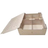 Boîte d'emballage en carton d'expédition de volaille robuste personnalisée 25 50 100pcs boîte d'oiseaux poussins vivants