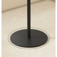Table basse ronde en métal de style moderne Table d'appoint pour maison hôtel bureau chambre salon