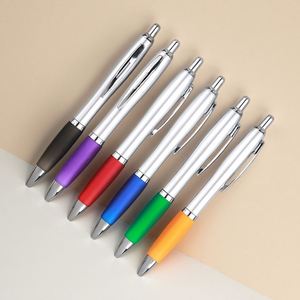 Wholesale Newest <b>Cheap</b> 2 1 Custom Logo Promotional Smooth Writing Plastic Ballpoint Pen Black Ink 1.0Mm Tip for <b>Gifts</b> - Product Image 5