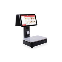 Registratore di Cassa Sinco Y7 con Doppio Schermo, Sistema Operativo Windows, Processore Intel I5, Risoluzione 1366x768, Macchina All-in-One con Bilancia e AI