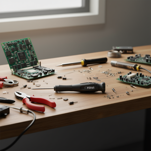 Destornillador de Precisión Fervi con Punta Plana 6x100mm para Reparación de Electrónica - Product Image 3