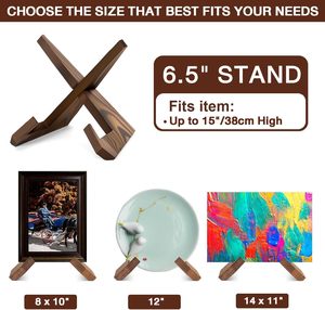 Multi-functional Wooden Cookbook <b>Stand</b> Vinyl <b>Record</b> Holder Wooden Pedestal Display <b>Stand</b> Used for Kitchen and Living Room - Product Image 5