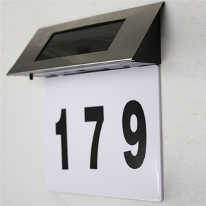 Đèn Nhấp Nháy Gắn Tường Hộp Thư Đèn Cửa Địa Chỉ Đèn Led Chiếu Sáng Đèn Năng Lượng Mặt Trời Dấu Hiệu Số Nhà - Product Image 2