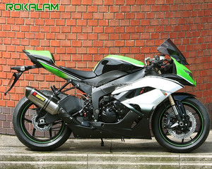 Moto carrocería carenado para <span class=keywords><strong>Kawasaki</strong></span> NINJA <span class=keywords><strong>ZX</strong></span>-<span class=keywords><strong>6R</strong></span> ZX6R <span class=keywords><strong>ZX</strong></span> <span class=keywords><strong>6R</strong></span> 636 ZX636 2009, <span class=keywords><strong>2010</strong></span>, 2011, 2012 de plata Verde Negro carenados Kit - Product Image 1