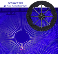 80W 120W RGB 40 Head Matrix Laser Light Dj bar Live House Club Lighting Stage Light Show