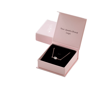 Best Selling Custom Logo Magnetic Flip Top Jewelry Box <b>Ring</b> Earring Necklace <b>Storage</b> Gift Packaging Boxes Custom Sizes Available - Product Image 1
