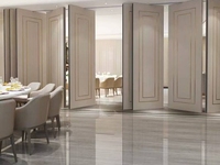Cloison acoustique mobile pour salle de banquet, cloison amovible acoustique, cloison mobile acoustique, utilisée pour les bureaux