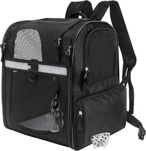 Free sample <b>Cat</b> <b>Carrier</b> with ID Tag, TSA Airline Approved <b>Cat</b> <b>Carrier</b>, <b>Soft</b> Sided Collapsible Pet Travel <b>Carrier</b>, Foldable - Product Image 1