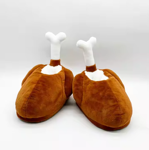Quantité minimale de commande bas personnalisé unisexe peluche 3D dessin animé en peluche pantoufles d'intérieur pour femmes pantoufles en peluche pantoufles - Product Image 2