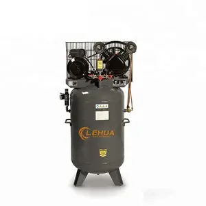 Goede Prijs 8bar Ac 230V Riem Type Aangedreven 100l 2hp 3hp Zuiger Luchtcompressor Met 150l Verticale Tank