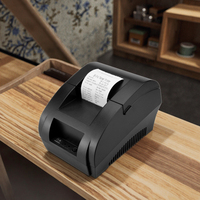 Imarcone-Mini Impresora Térmica BT de 58mm para Supermercado Móvil POS, Impresión de Etiquetas de Recibos Térmicos Directos con Interfaz COM