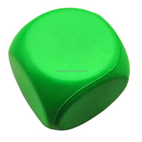 Vente en gros dés d'exercice à 6 faces en mousse PU souple balle anti-stress pour le yoga, l'entraînement et le fitness logo personnalisé disponible