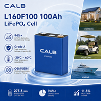 خلية CALB LiFePO4 بسعة 100 أمبير ساعة 3.2 فولت من الدرجة A، 4000 دورة شحن، بأقل تكلفة لكل كيلوواط ساعة لتطبيقات 48 فولت ESS EV Marine CE BIS