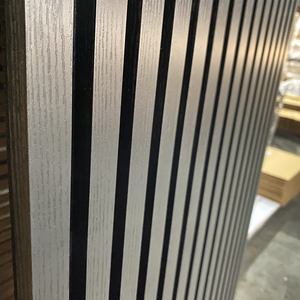 Panel Acústico de <span class=keywords><strong>Listones</strong></span> de Madera Impermeables |   <span class=keywords><strong>Listones</strong></span> de Madera Acústicos con Ranuras Lineales para Spa, Estudio de Yoga y Auditorio - Product Image 6