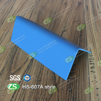 Profilé d'angle anti-collision pour panneau mural, en PVC avec âme en aluminium, pour l'installation sur murs finis