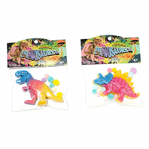 Jouet anti-stress dinosaure coloré, jouet créatif en TPR, jouet sensoriel Tyrannosaurus Stegosaurus à presser, vente chaude - Product Image 2